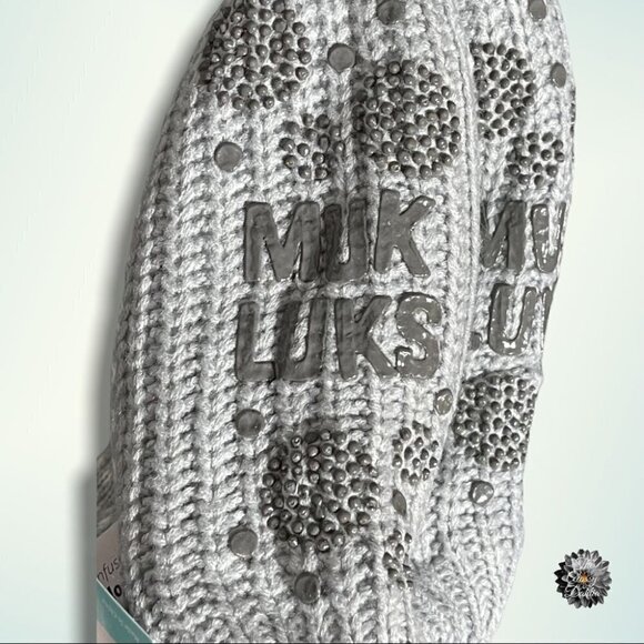 Muk LUKS Lined Slipper Socks Size Small - Picture 3 of 8